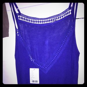 Urban Outfitters Royal Blue Open-back Tank, NWT
